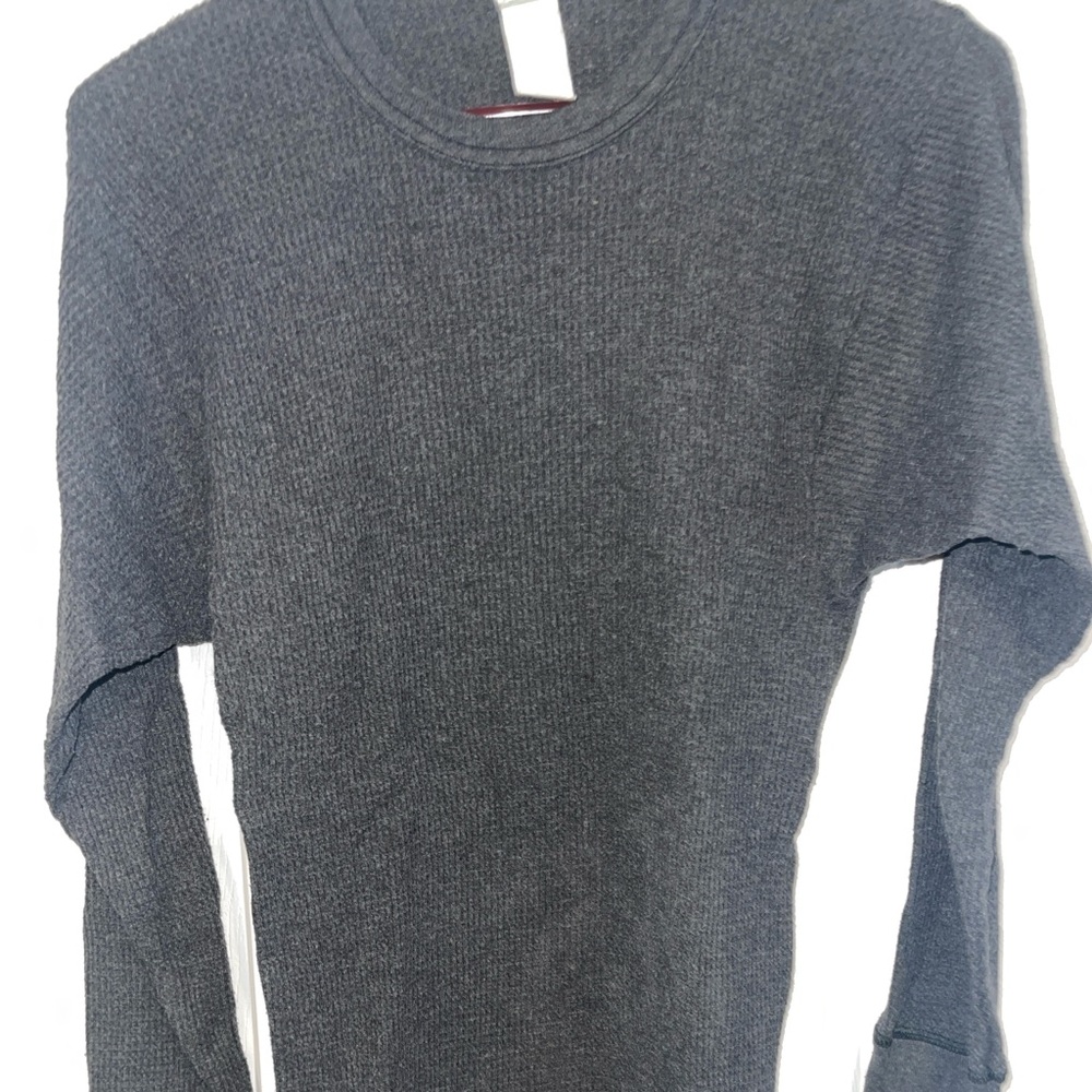 Men’s Northwest Territory Charcoal Crewneck Long Sleeve Thermal Sz L